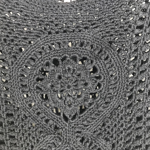 **SOLD**Free People XS Rosalind Swit Black Crochet Dress - Picture 3 of 8